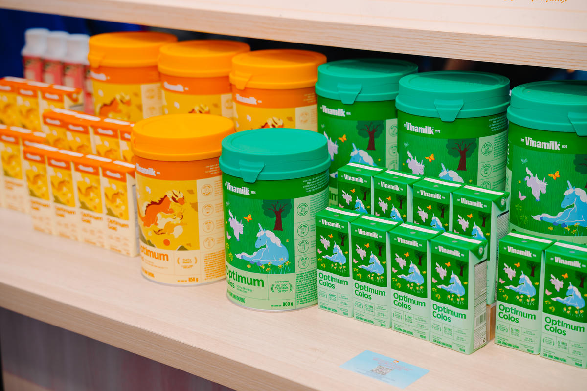Optimum là dòng sản phẩm sữa công thức đầu tiên tại Việt Nam bổ sung 6 HMO. Ảnh: Vi Nam