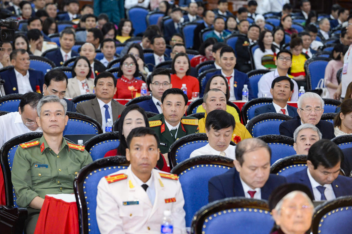 321 điển hình tiên tiến dự Đại hội. Ảnh: Minh Hiếu