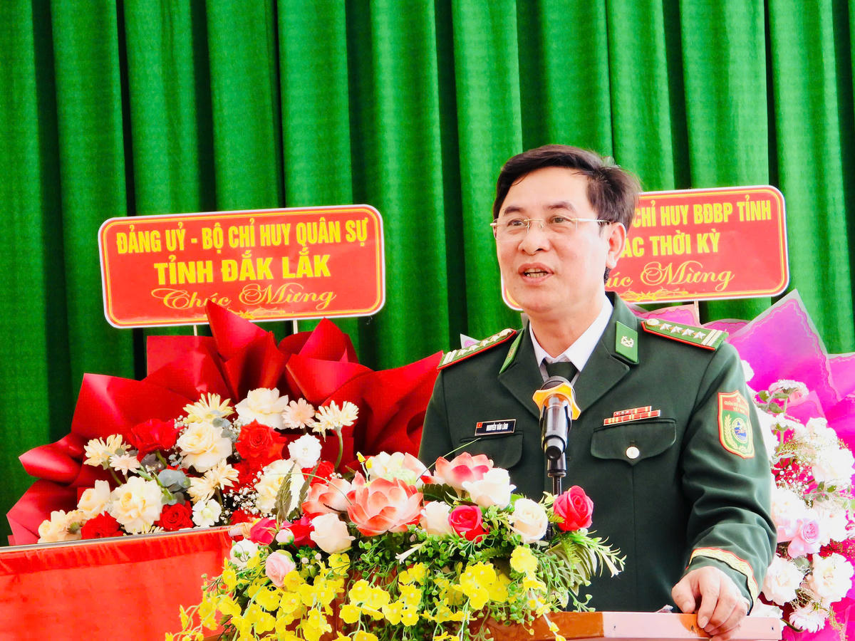 Đại tá Nguyễn Văn Lĩnh, Phó Chỉ huy trưởng Bộ Chỉ huy Quân sự tỉnh, kiêm Chỉ huy trưởng Bộ đội Biên phòng tỉnh. Ảnh: Thanh Nga.