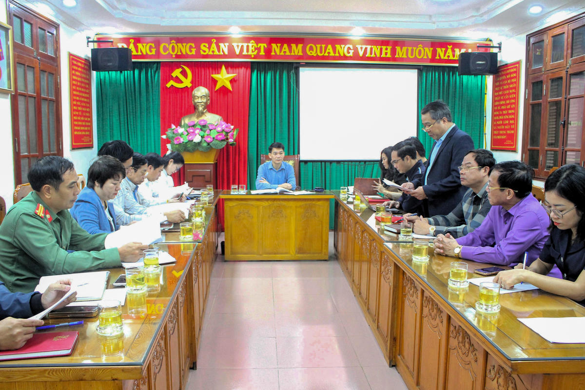 Toàn cảnh buổi họp báo. Ảnh: Đình Minh