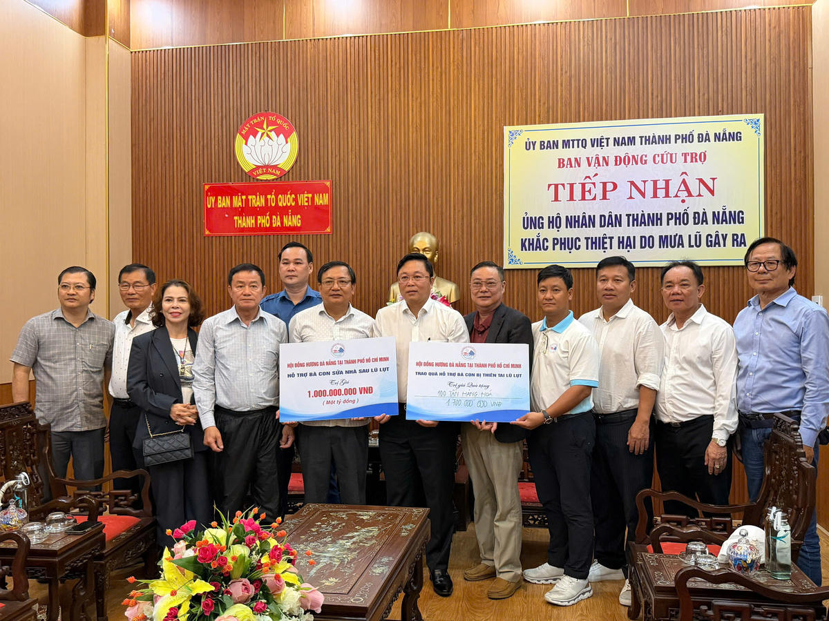 Đà Nẵng: Tấm lòng đồng hương hướng về người dân chịu thiệt hại trong bão lũ