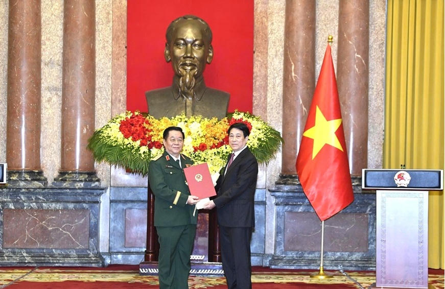 Ông Nguyễn Trọng Nghĩa được thăng quân hàm Đại tướng, làm Chủ nhiệm Tổng cục Chính trị