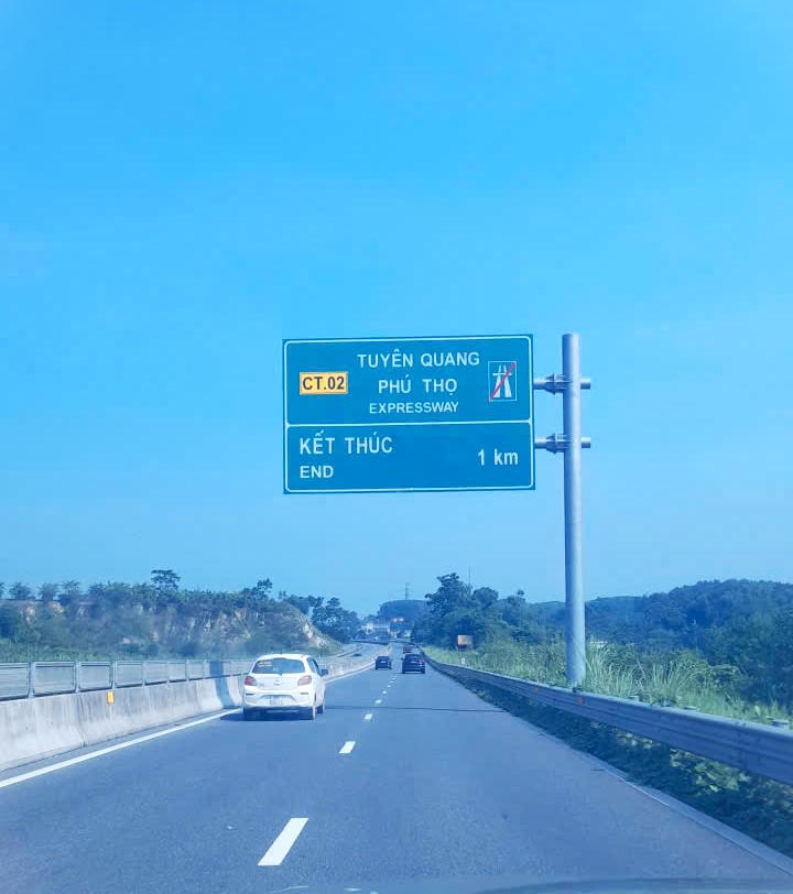 Tuyến cao tốc Tuyên Quang - Phú Thọ. Ảnh: Đ.S.