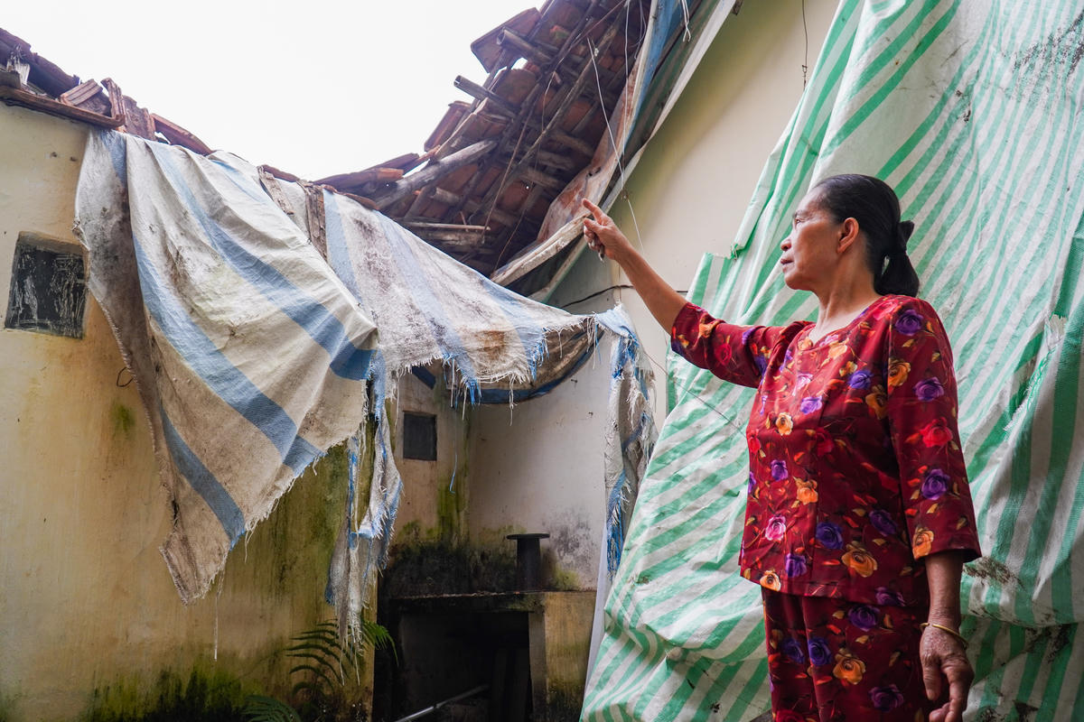 Ngôi nhà cũ của gia đình bà Lan ở ngõ 40, phố Thành Công bị đổ sập năm 2020. Ảnh: Đình Minh