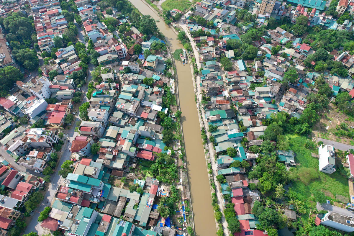 Có hơn 1.000 hộ dân ở các phường Hạc Thành nằm trong diện ảnh hưởng của dự án này. Ảnh: Đình Minh