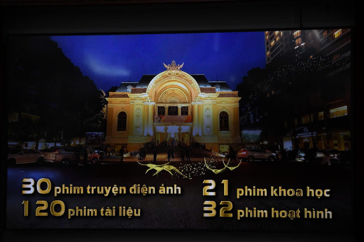 Đây là kỳ LHP Việt Nam có nhiều phim tham dự nhất. Ảnh: Phạm Sỹ.