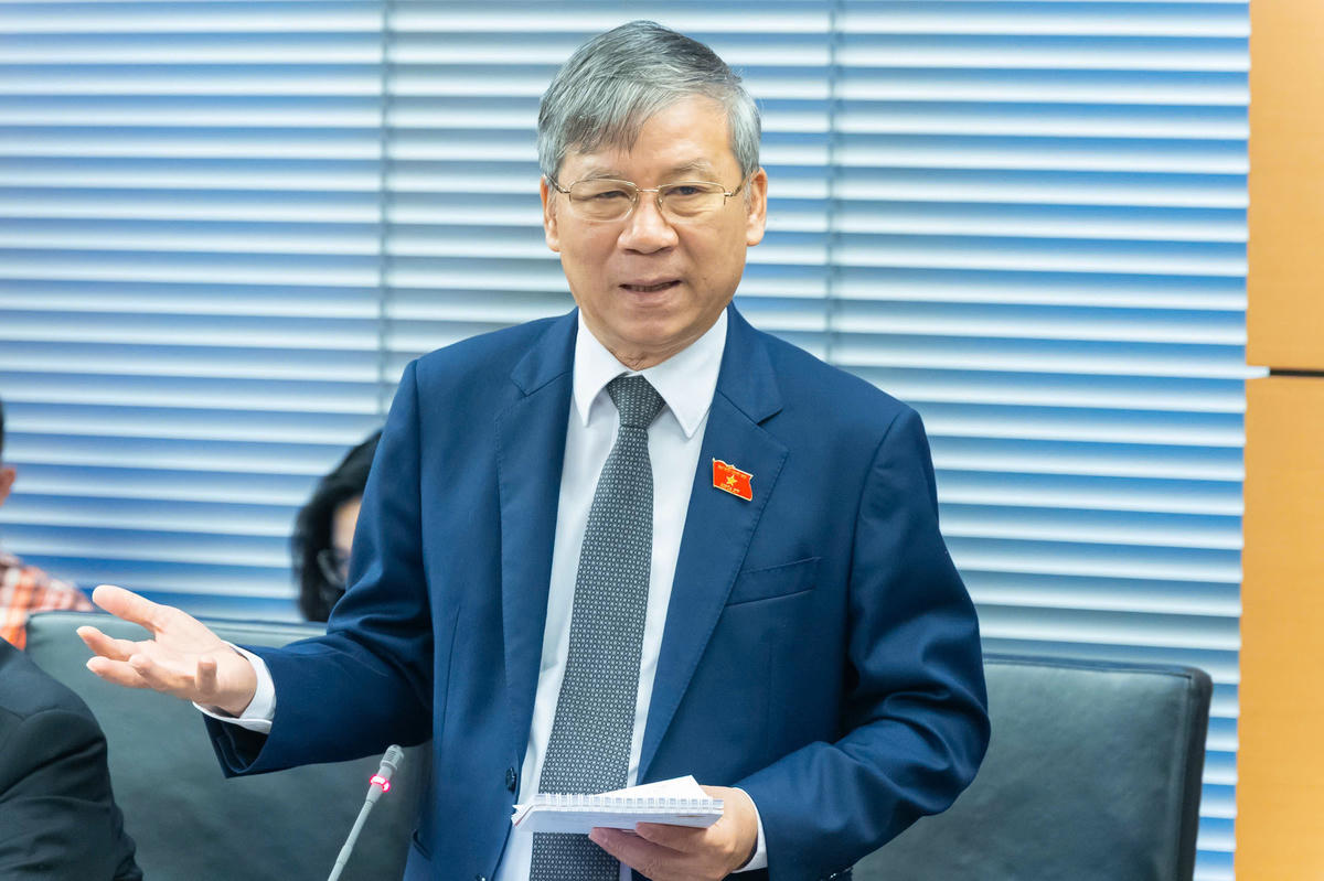 Ông Nguyễn Anh Trí phát biểu (Ảnh: Quang Vinh)