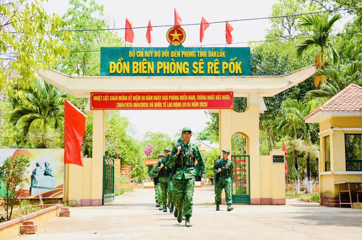 Đồn Biên phòng Sê Rê Pốk. Ảnh: NL.