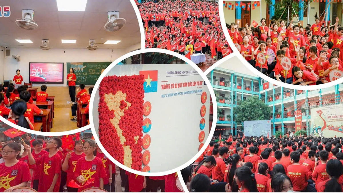 Học sinh tham gia hoạt động ngoại khóa giáo dục truyền thống – Gala “Đất nước trọn niềm vui”