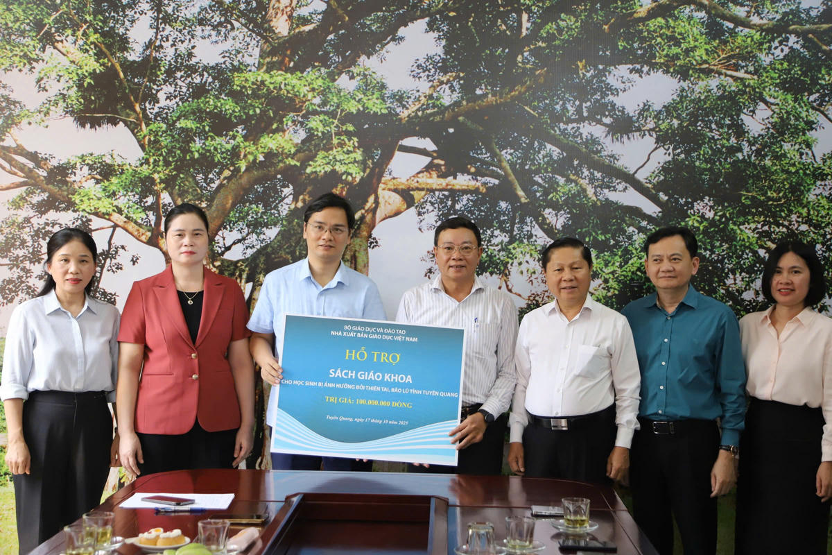 NXBGDVN mong muốn lan tỏa thông điệp về trách nhiệm xã hội và tinh thần đồng hành, sẻ chia của NXBGDVN với ngành giáo dục.