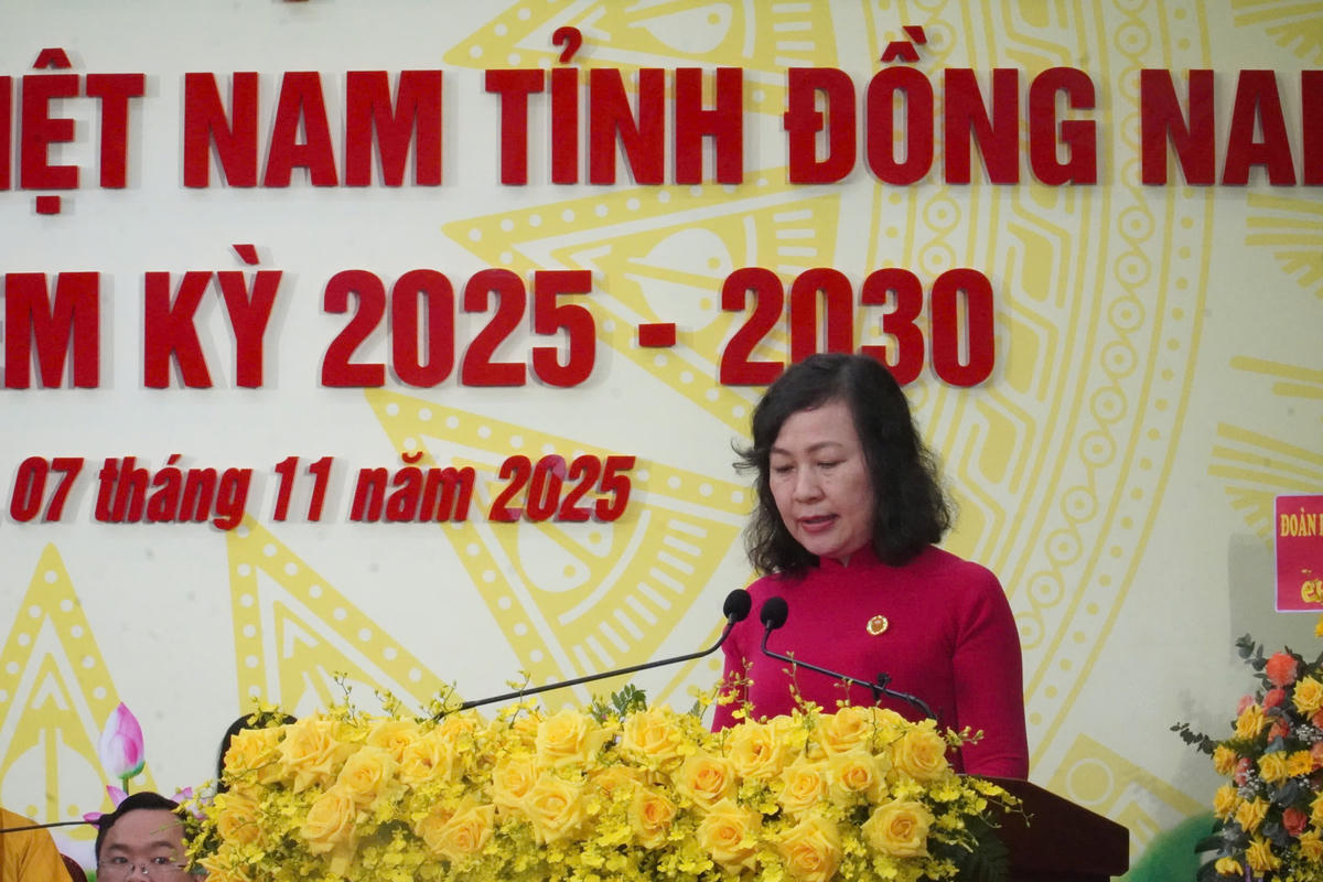 Lãnh đạo Ủy ban MTTQ Việt Nam tỉnh Đồng Nai tiếp thu ý kiến chỉ đạo của UBTƯ MTTQ Việt Nam và Tỉnh ủy. Ảnh: A.C