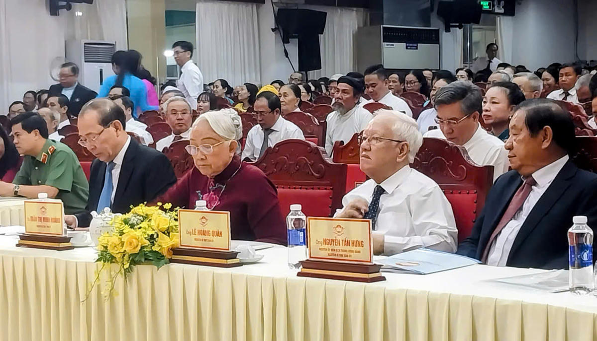 Đại biểu tham dự Đại hội đại biểu MTTQ Việt Nam tỉnh Đồng Nai lần thứ I, nhiệm kỳ 2025-2030. Ảnh: S.X