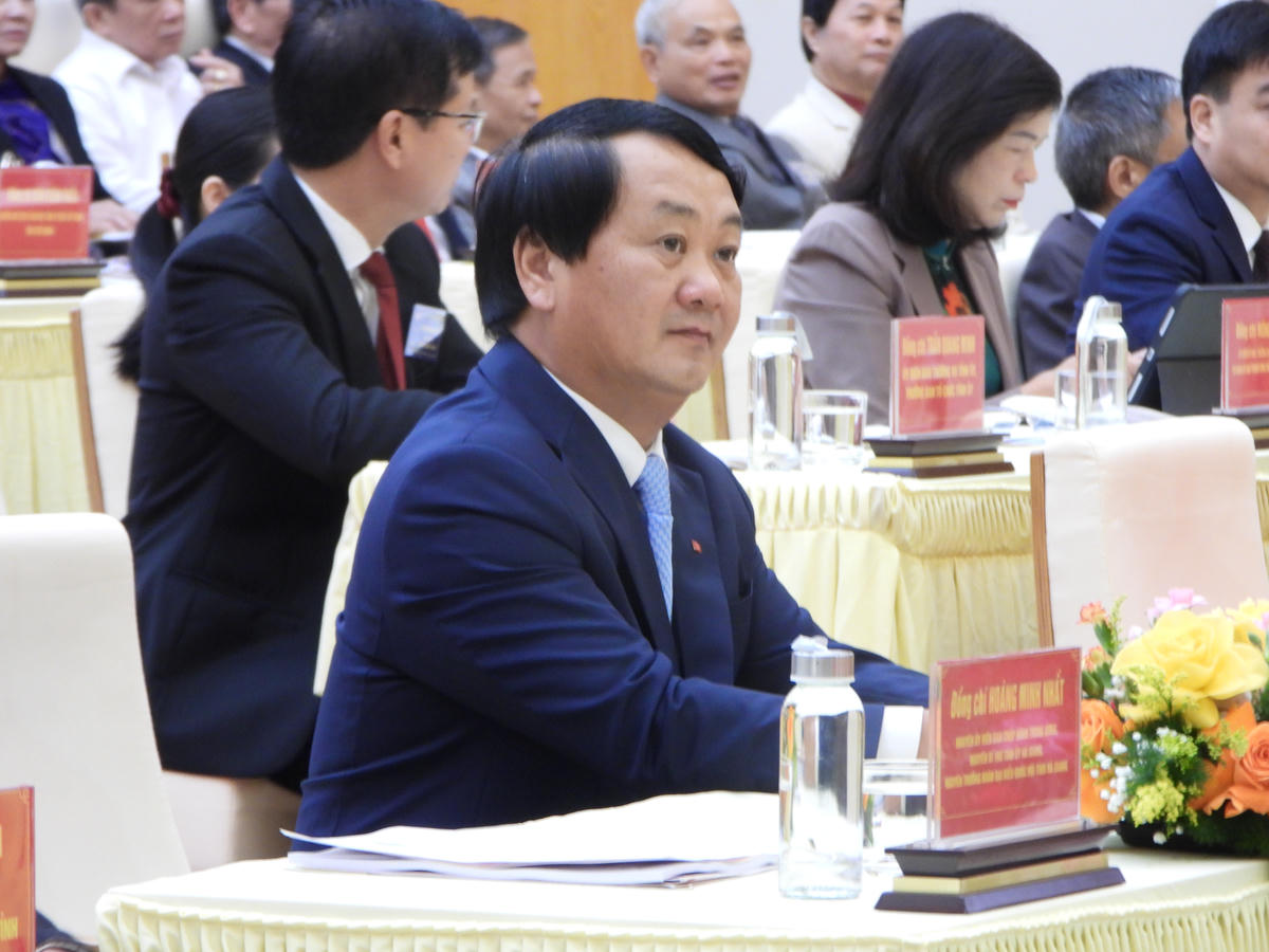 Ủy viên Trung ương Đảng, Bí thư Tỉnh ủy Tuyên Quang Hầu A Lềnh dự Đại hội. Ảnh: X.T.