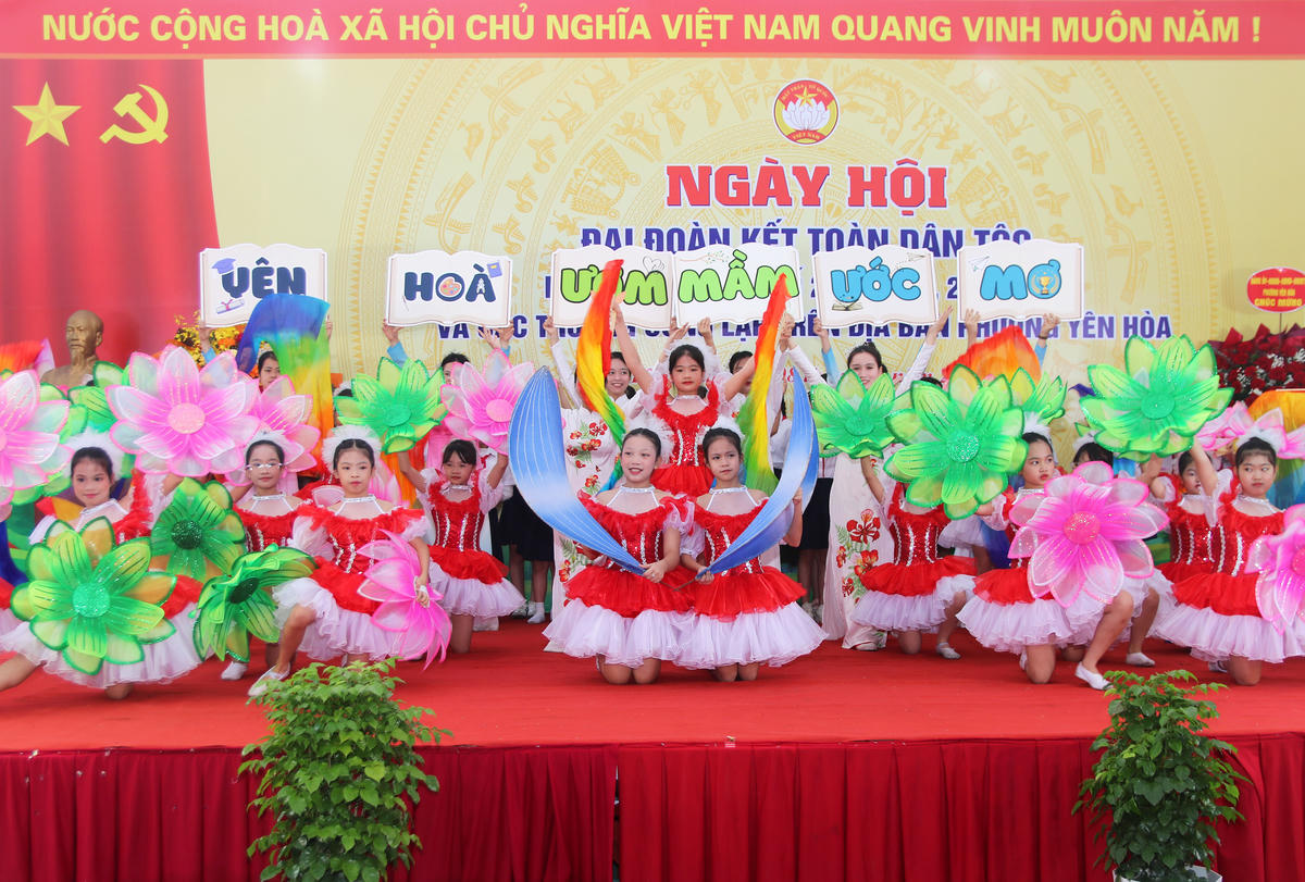 Các tiết mục văn nghệ đặc sắc tại Ngày hội.&nbsp;Ảnh: Tiến Đạt.