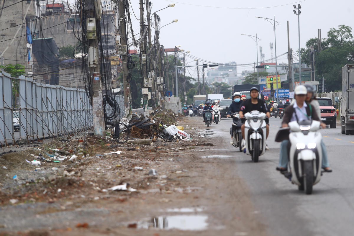 Sau khi hoàn thành, dự án đường Tam Trinh sẽ mở rộng lên với 6 làn xe.