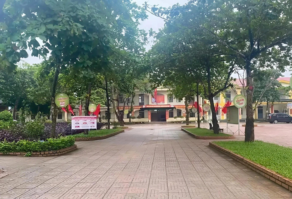 Trường THCS Hương Giang nơi xảy ra sự việc.&nbsp;