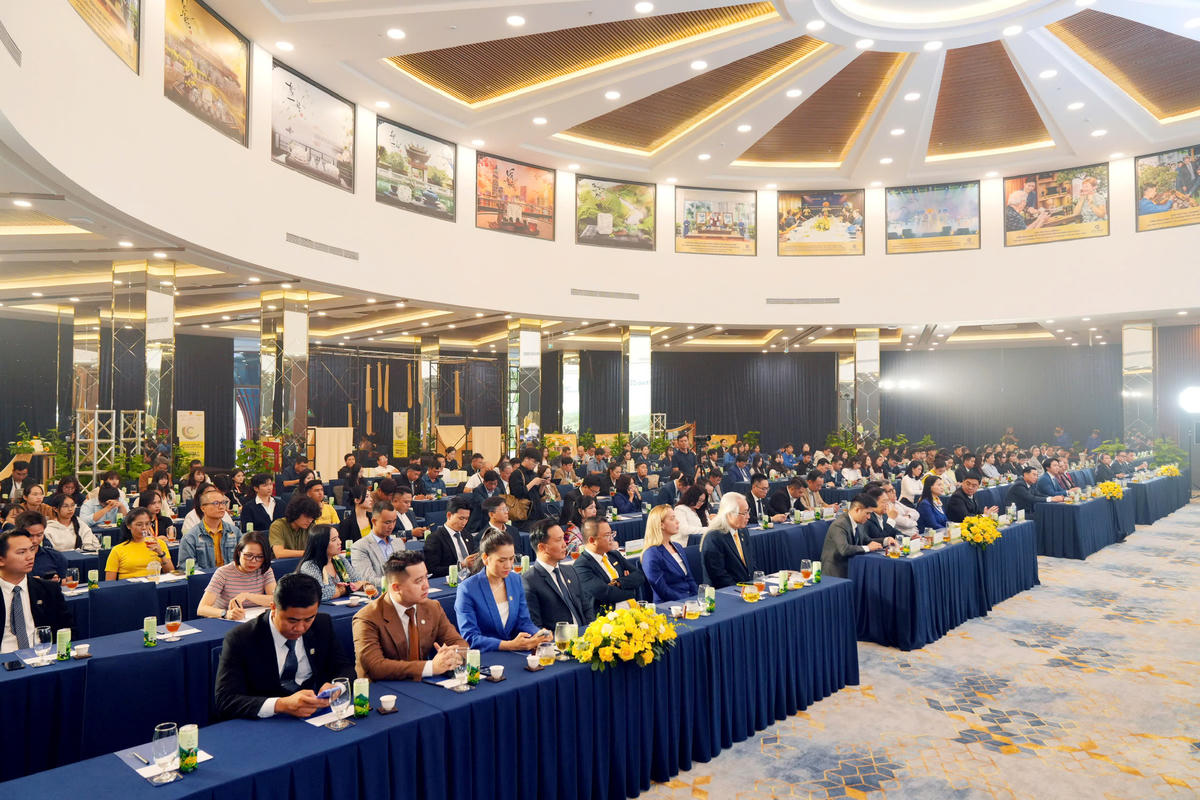 Toàn cảnh buổi họp báo Lễ hội Trà quốc tế 2025.