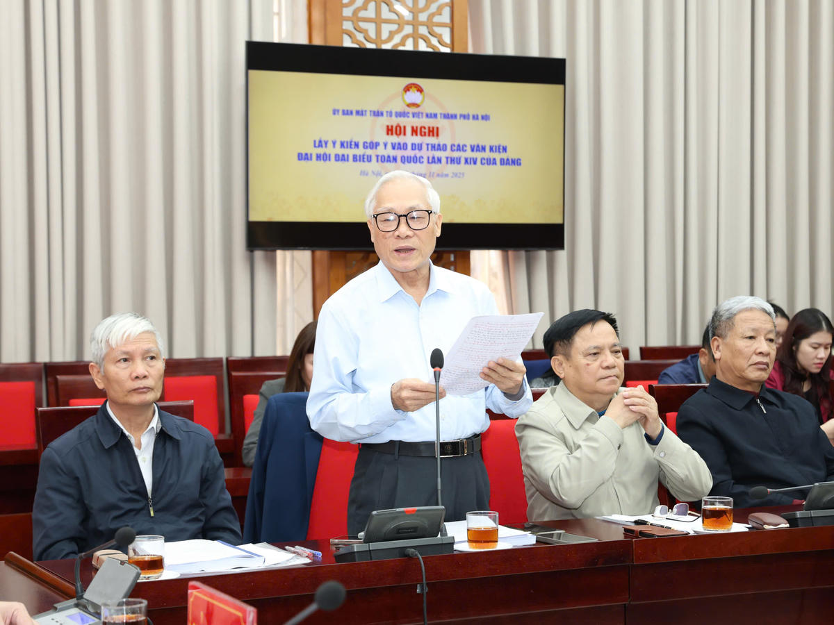 Đại biểu đóng góp ý kiến tại hội nghị.&nbsp;