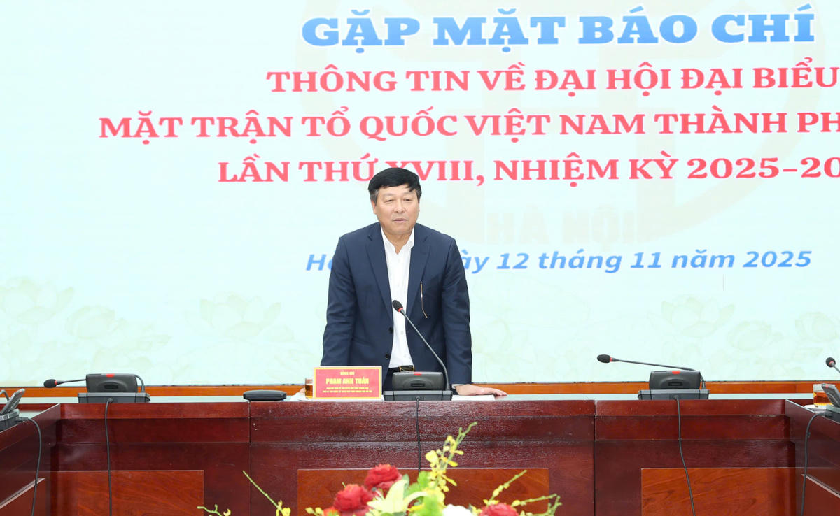 Ông Phạm Anh Tuấn, Phó Chủ tịch Ủy ban MTTQ Việt Nam thành phố Hà Nội thông tin.&nbsp;