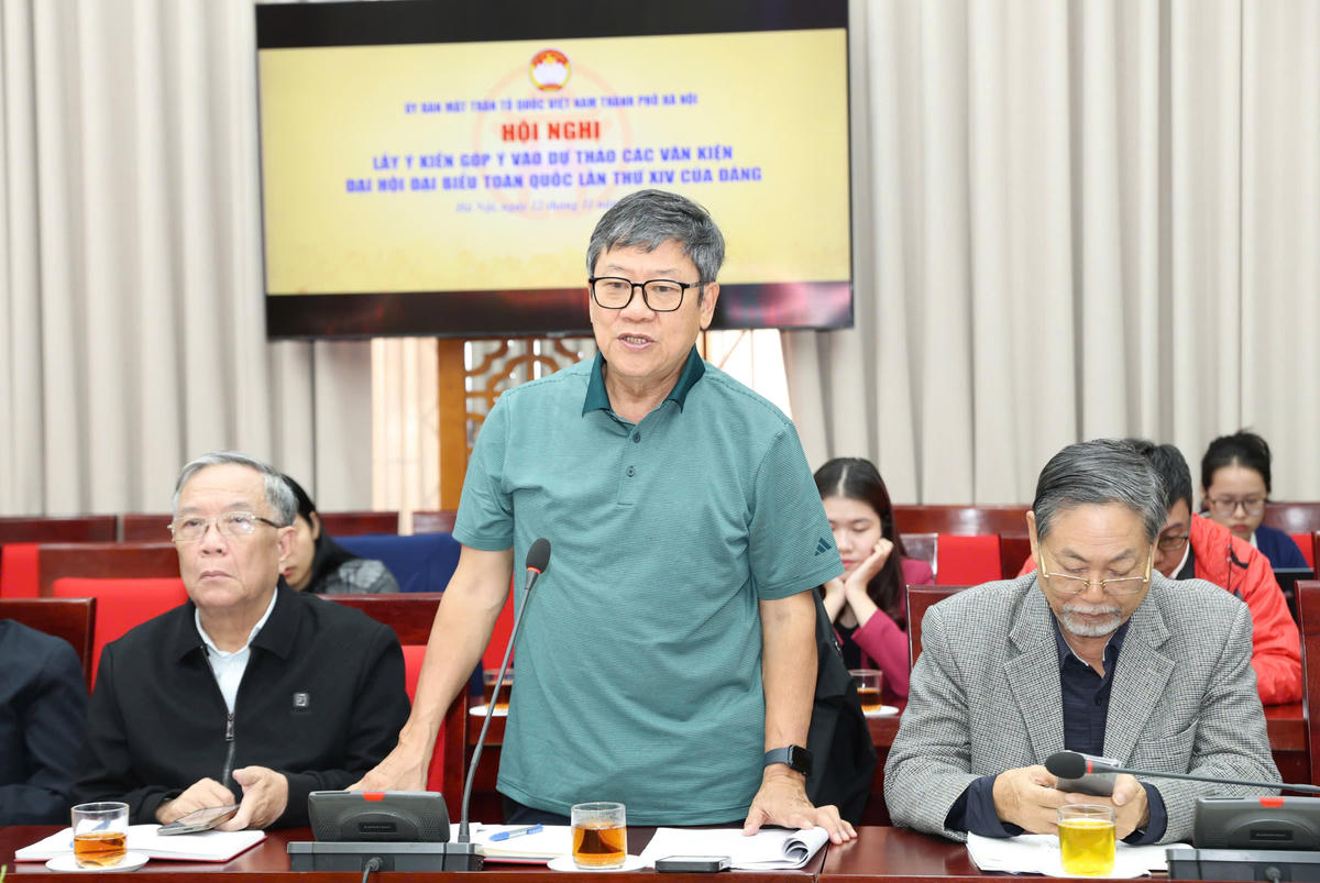 Đại biểu đóng góp ý kiến tại hội nghị.&nbsp;