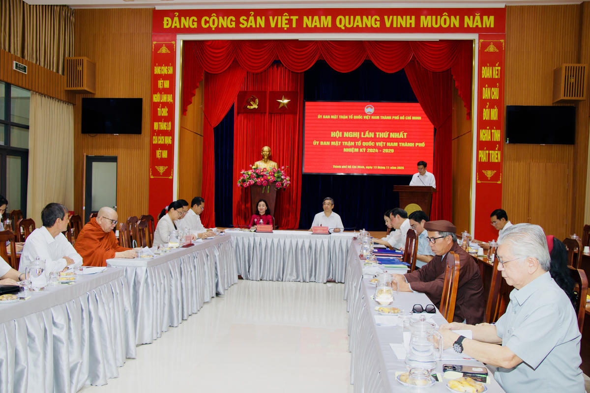 Quang cảnh Hội nghị lần thứ I, nhiệm kỳ 2024 – 2029. Ảnh: Q.Đ.