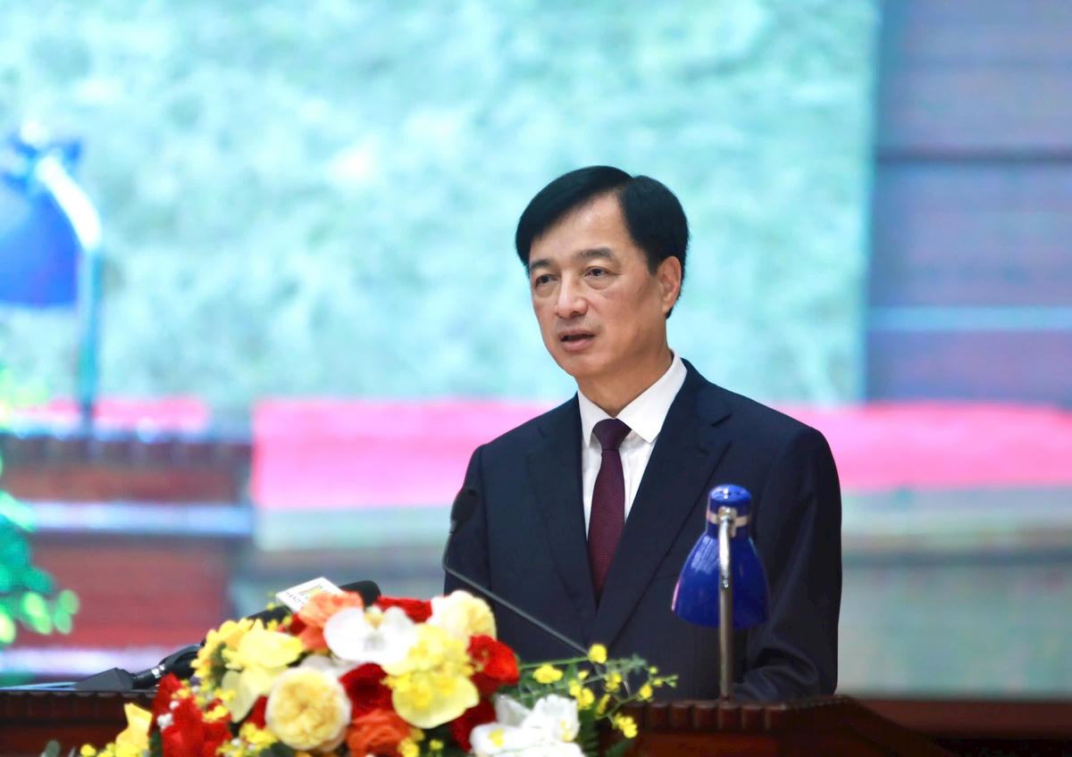 Bí thư Thành ủy Hà Nội Nguyễn Duy Ngọc phát biểu khai mạc