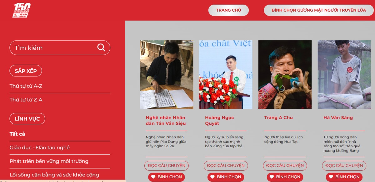 Giải thưởng “Vinh danh Người truyền lửa” mở cổng bình chọn đến ngày&nbsp;23/11/2025.