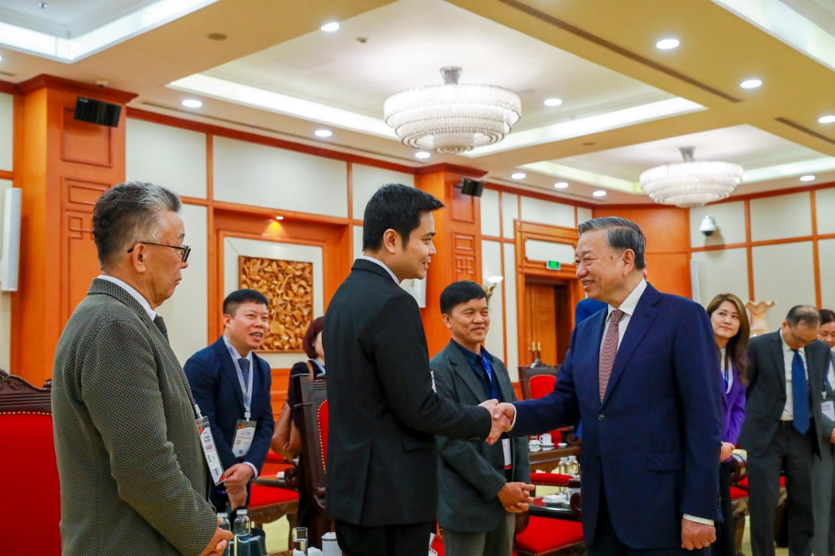 Ông Bryan Ty vinh dự gặp gỡ Tổng Bí Thư Tô Lâm tại sự kiện vào tháng 3/2025 do Hội đồng Kinh doanh Hoa Kỳ - ASEAN (US-ABC) tổ chức.