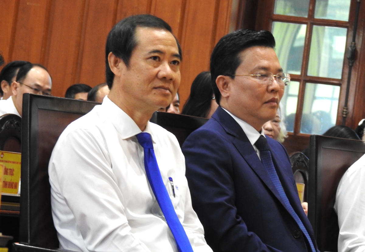 Ông Nguyễn Thái Học, Phó Bí thư Đảng uỷ Mặt trận Tổ quốc, các đoàn thể Trung ương tham dự Đại hội. Ảnh: Đ.Xá.