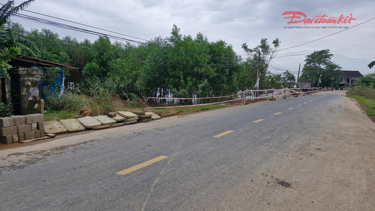 Tình hình giao thông đã trở lại bình thường. Ảnh: Đ.V.