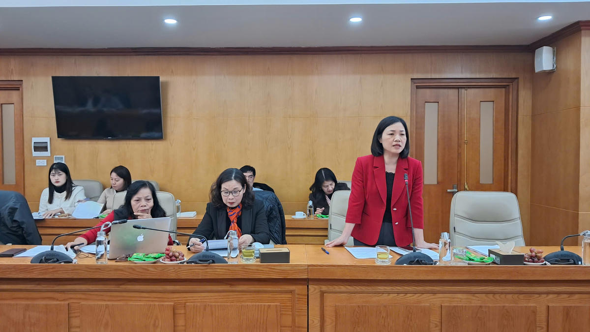 Đại biểu phát biểu tại hội nghị.&nbsp;