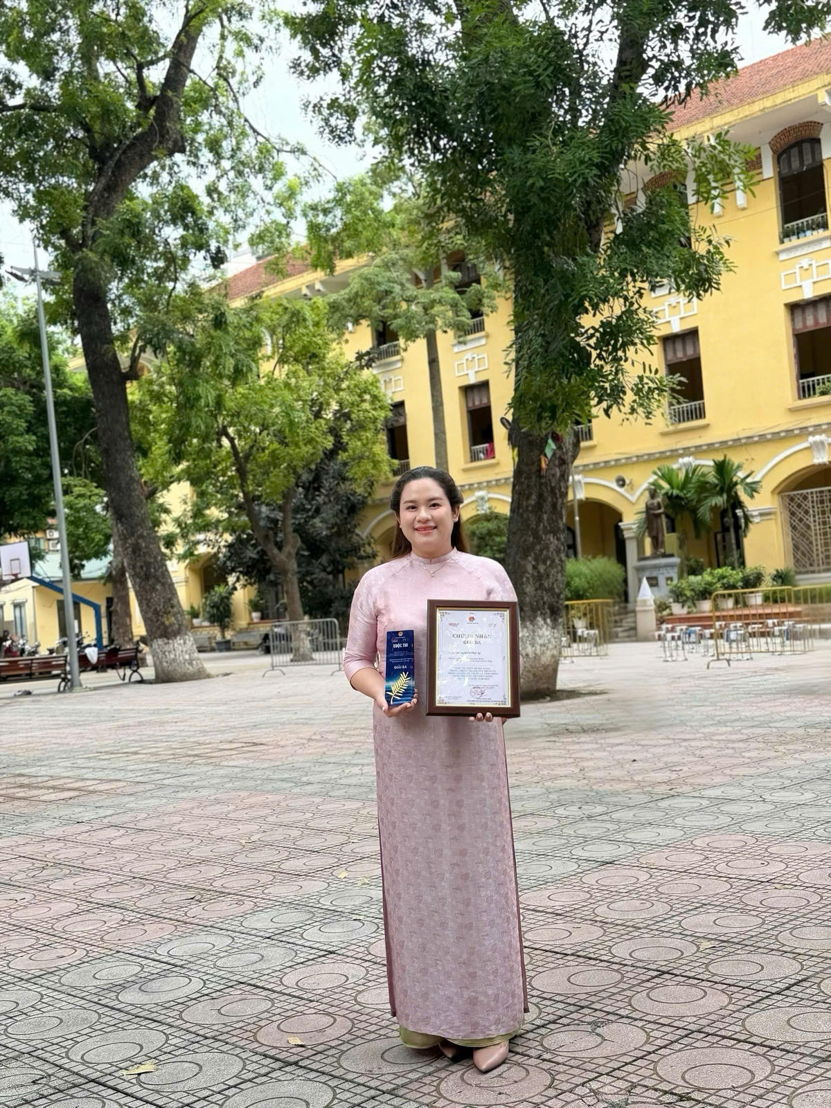 Cô giáo Lương Đoan Phương. 