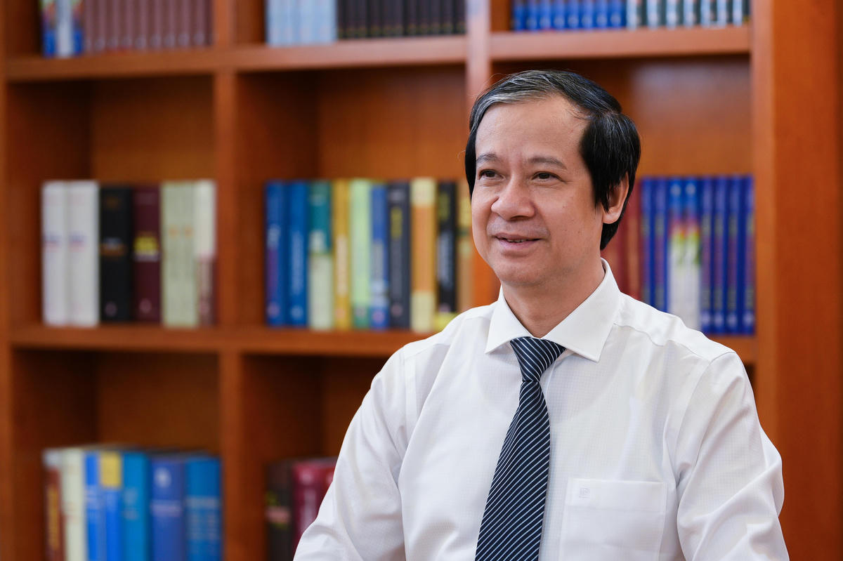 Bộ trưởng Bộ GDĐT Nguyễn Kim Sơn. Ảnh: BGDĐT