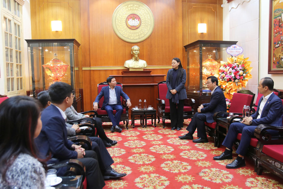 Quang cảnh buổi tiếp nhận.&nbsp;Ảnh: Tiến Đạt.