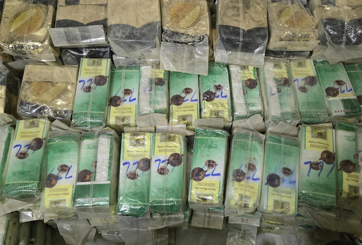 &nbsp;

Số ma túy ngụy trang bị thu giữ. Ảnh: Công an cung cấp.