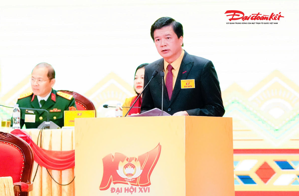 Ông Nguyễn Đình Hùng – Ủy viên BTV Tỉnh ủy, Phó Chủ tịch Thường trực Uỷ ban MTTQ tỉnh Nghệ An khoá XVI, nhiệm kỳ 2025-2030. Ảnh: ĐB