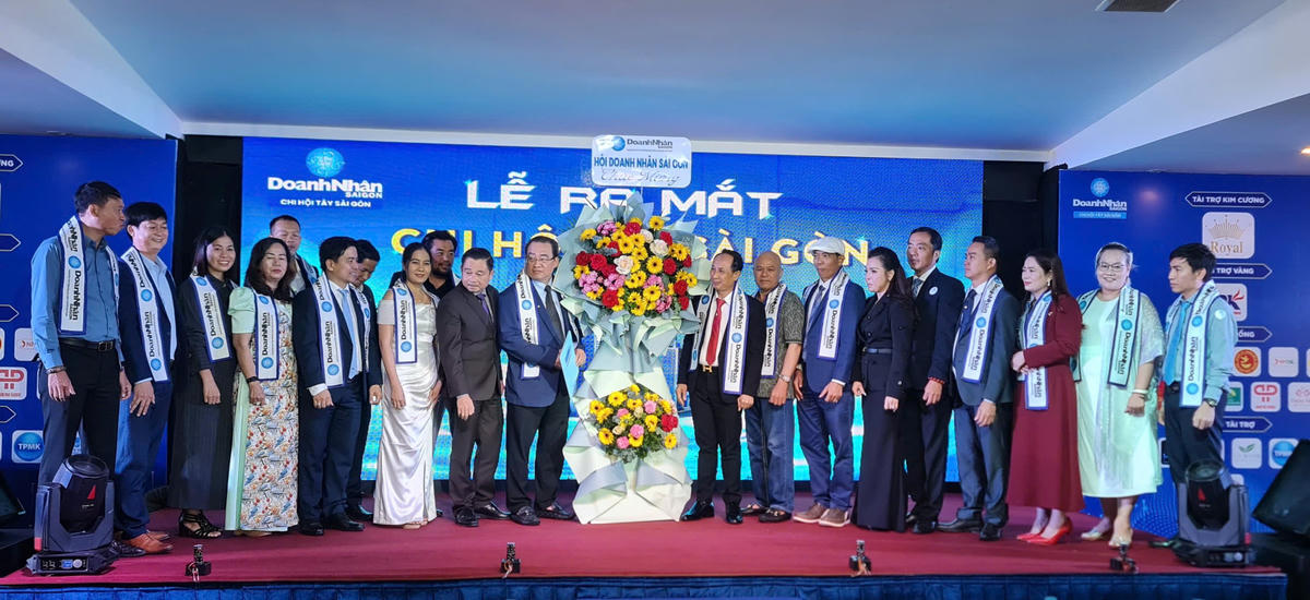 Chi hội Doanh nghiệp Tây Sài Gòn ra mắt Ban chấp hành. Ảnh. A.V