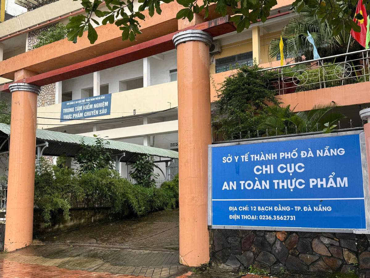 Trụ sở chính Chi cục An toàn thực phẩm TP Đà Nẵng. Ảnh: Nguyễn Tú.
