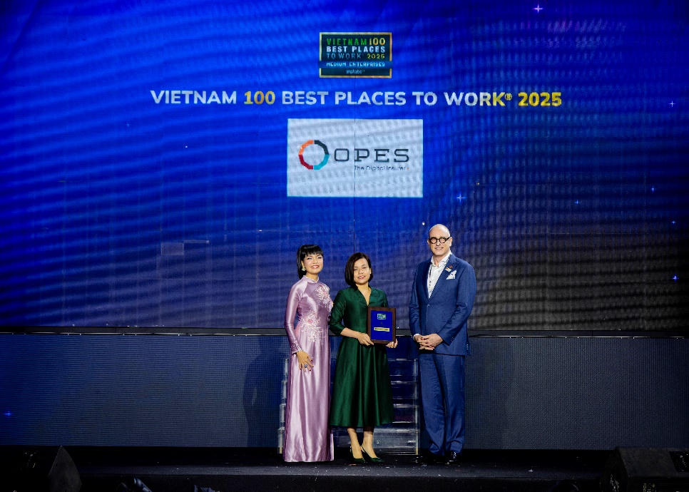 OPES giữ vị trí Top 5 Nơi làm việc tốt nhất trong nhóm ngành bảo hiểm.