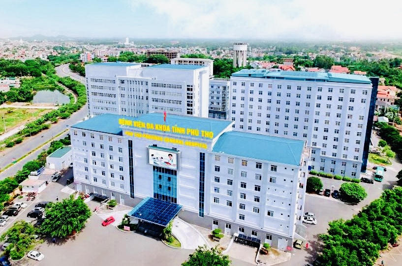 Bệnh viện Đa khoa tỉnh Phú Thọ được xây dựng hiện đại