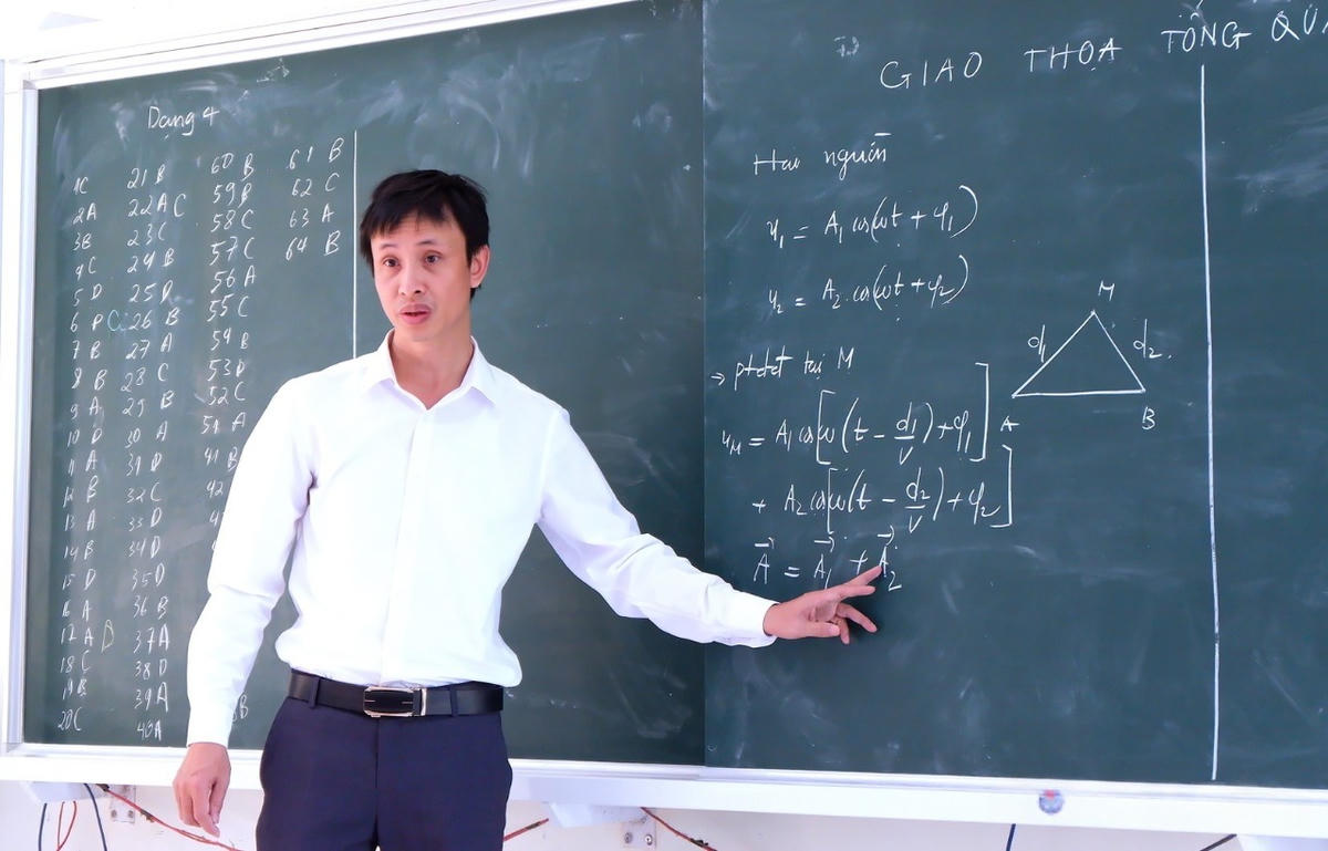 Những thành tích nổi bật của thầy Tư gắn liền với môn Vật lý. Ảnh: Đình Minh