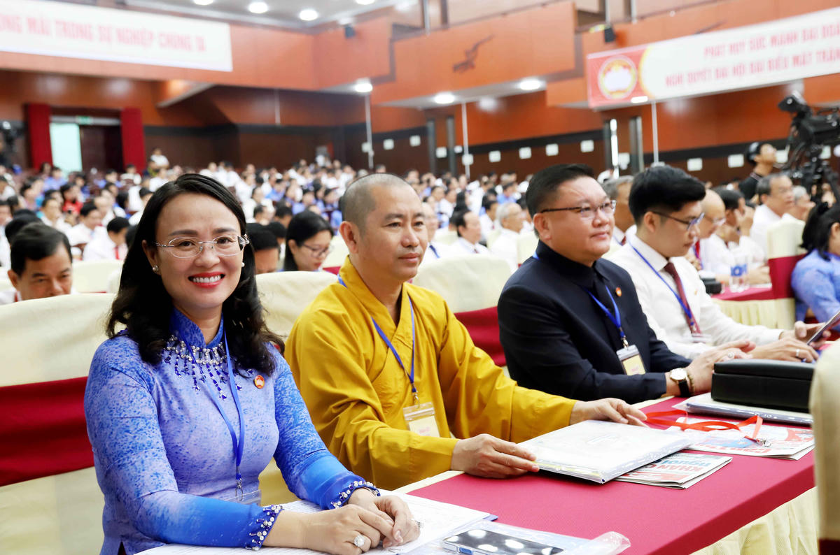 Đại biểu dự Đại hội đầy đủ các thành phần, tổ chức xã hội.&nbsp;Ảnh Trung Kiên 