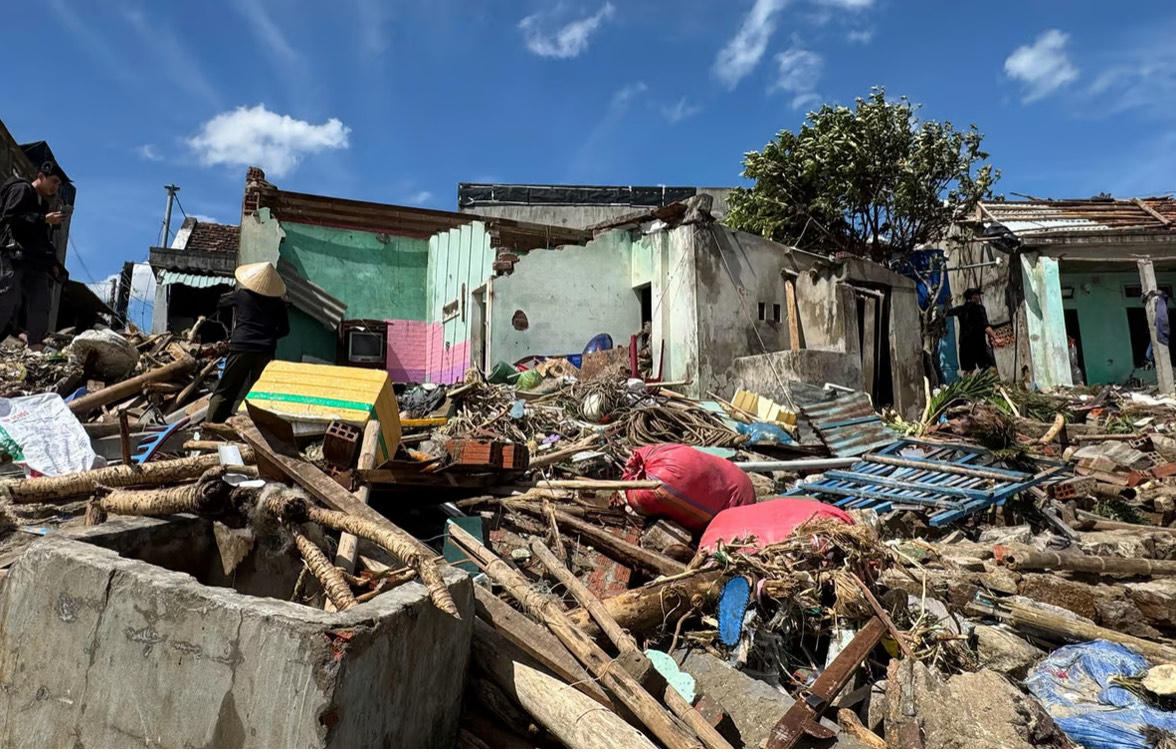 Ngổn ngang sau bão lũ. Ảnh minh hoạ: TT