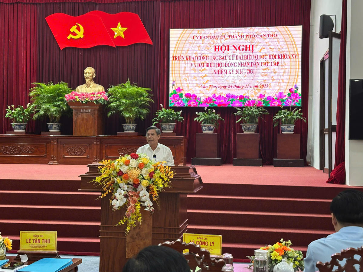 Ông&nbsp;Đồng Văn Thanh -&nbsp;Phó Bí thư Thường trực Thành ủy, Chủ tịch HĐND TP Cần Thơ. (ảnh: PH)