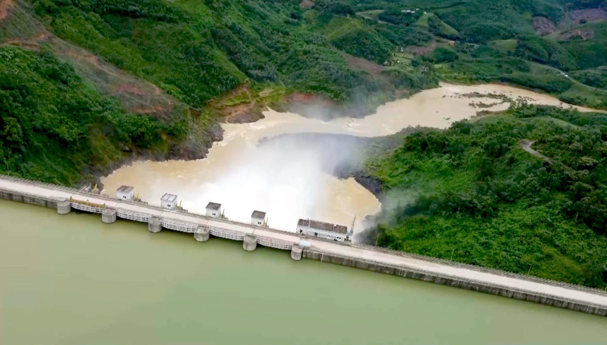 Một thủy điện ở TP Đà Nẵng đang chứa nước. Ảnh: CV.