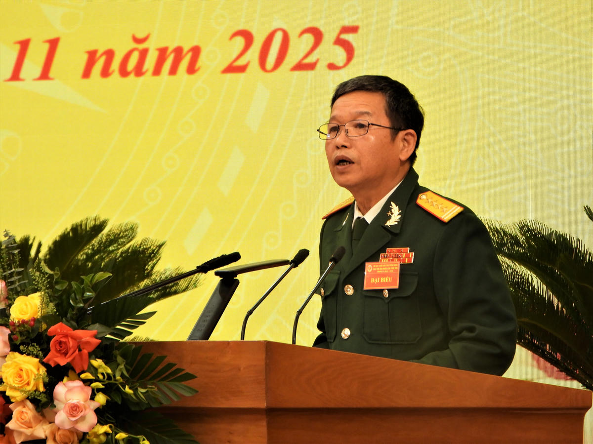 Ông Lương Văn Hiệp - Chủ tịch Hội CCB tỉnh Tuyên Quang nhiệm kỳ 2025-2030. Ảnh: Xuân Trường.