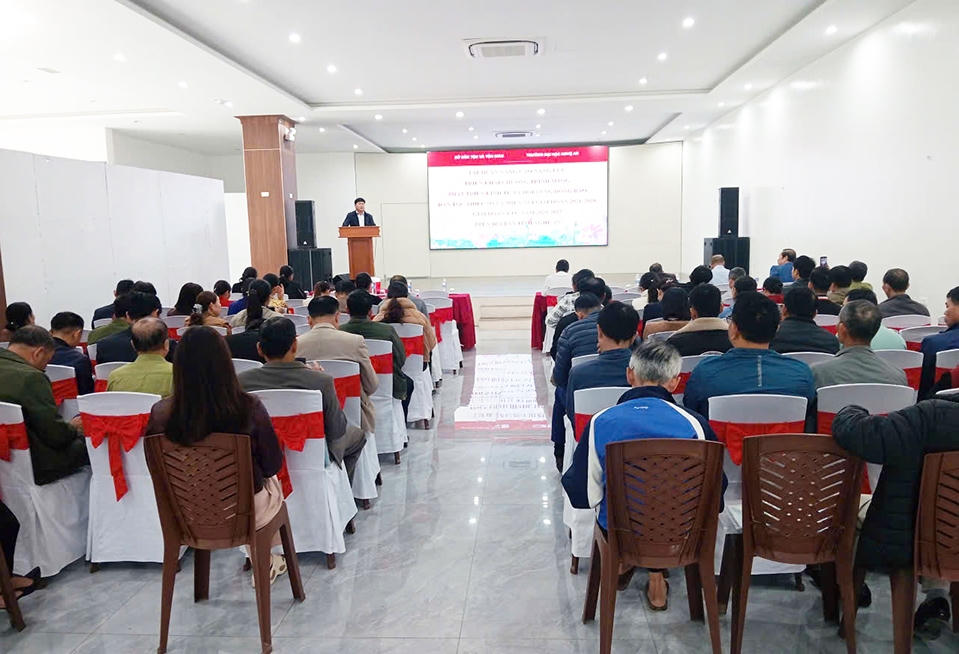 Sở Dân tộc và Tôn giáo tỉnh Nghệ An tập huấn, nâng cao năng lực giám sát cộng đồng theo Chương trình MTQG 1719. BDT