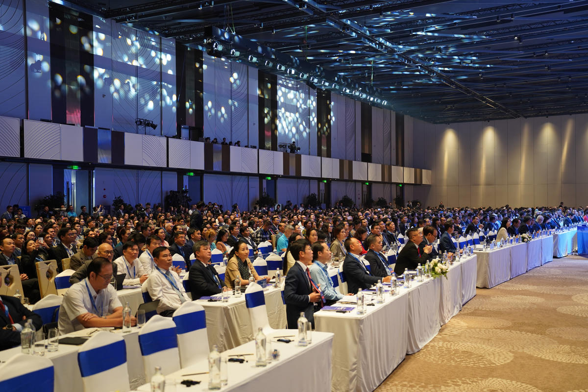 Diễn đàn Kinh tế Mùa thu 2025 thu hút hàng nghìn đại biểu trong và ngoài nước tham dự. Ảnh: N.T