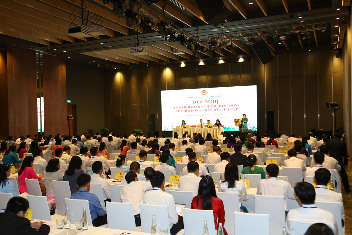 Quang cảnh hội nghị. (ảnh: Thanh Tiến)