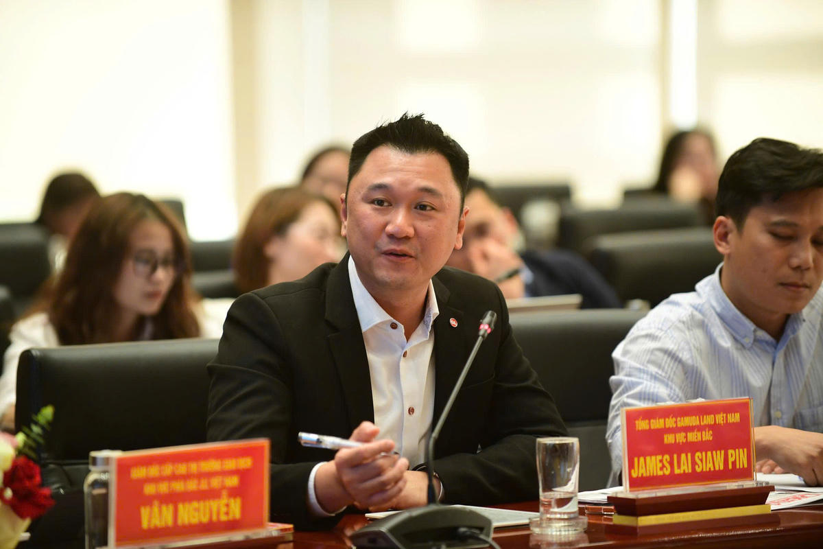 Ông James Lai Siaw Pin – Tổng Giám đốc Gamuda Land Việt Nam, khu vực miền Bắc đánh giá cao tiềm năng của TP Hải Phòng. Ảnh: PT.&nbsp;